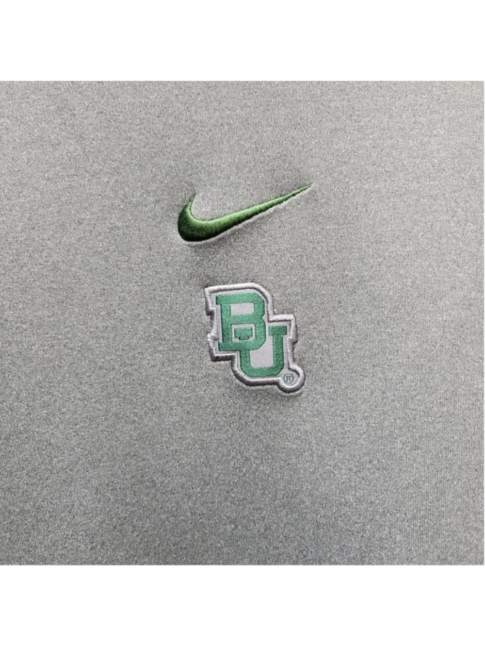 Nike Baylor Bear Embroidered Logo Unisex Short-Sleeves Hoodie Sweatshirt Large